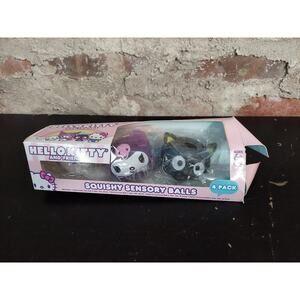 Sanrio Hello Kitty & Friends Squishy Sensory Bead Balls 4- Count MISSING ONE 74